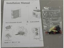 Minitower GameMax H603(-2U3) Blue LED MicroATX без БП, с окном