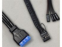 Minitower GameMax H603(-2U3) Blue LED MicroATX без БП, с окном