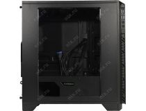 Minitower GameMax H603(-2U3) Blue LED MicroATX без БП, с окном