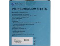 Колонки OKLICK OK-128 Black (2x3W, питание от USB) 417560 