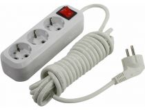 Удлинитель Smartbuy SBE-16-3-05-ZS White  5м (3 розетки)