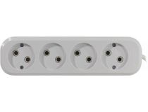 Удлинитель Smartbuy SBE-10-4-02-N White  2м  (4 розетки)