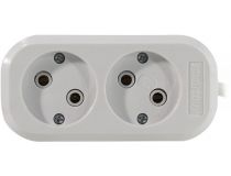 Удлинитель Smartbuy SBE-10-2-03-N White  3м (2 розетки)