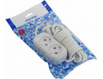 Удлинитель Smartbuy SBE-10-2-03-N White  3м (2 розетки)