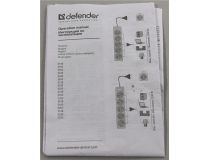 Сетевой удлинитель Defender S550  5м  (5 розеток) 99243 