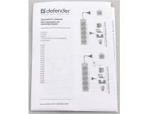 Сетевой удлинитель Defender E418  1.8м (4 розетки) 99225 