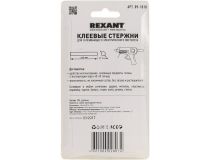 Rexant 09-1010 Клеевые стержни (12 шт, 7.4x100 мм, прозрачный, 11500Па•с, 85°C)