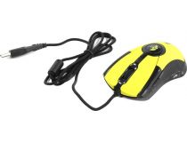 JETACCESS Optical Mouse JA-GH35 Yellow  (RTL) USB 6btn+Roll
