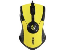 JETACCESS Optical Mouse JA-GH35 Yellow  (RTL) USB 6btn+Roll