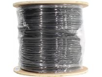 Кабель UTP 4 пары кат.5e катушка 305м Rexant 01-0046 для внешней прокладки, с тросом