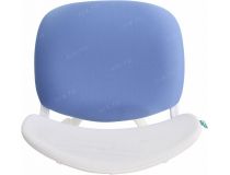 Бюрократ CH-W296NX/26-24  Кресло детское (спинка белая сетка, сиденье голубая ткань)
