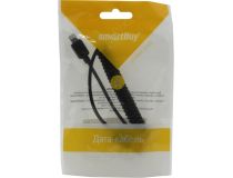 Smartbuy iK-512sp black Кабель USB AM-- Lightning 1м, спиральный