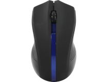 OKLICK Wireless Optical Mouse 615MW  Black&Blue 1000dpi (RTL) USB 3btn+Roll  412862 