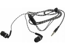 Наушники с микрофоном Dialog ES-F15  Black  (шнур 1м)