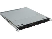 Server Case SuperMicro CSE-813MFTQC-R407CB Black 4xHotSwapSAS/SATA, ATX 400W HS 1U RM