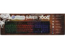 Клавиатура OKLICK 780G  USB  104КЛ, подсветка клавиш 412899 