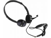 Наушники с микрофоном SVEN AP-151MV Black (с регулятором громкости, шнур 1.2м)