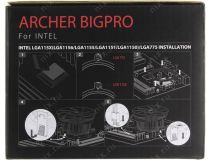 Deepcool DP-MCAC-ABGP ARCHER BIGPRO (4пин, 775/1155/AM2/AM4/FM2, 29.7дБ, 900-2100об/мин, Cu+Al)