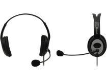 Наушники с микрофоном Microsoft LifeChat LX-3000 (шнур 1.8м, с регулятором громкости)  JUG-00015 