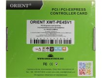 Orient XWT-PE4SV1 (RTL) PCI-Ex1, Multi I/O, 4xCOM9M