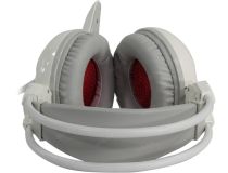 Наушники с микрофоном Bloody G310 White(-Gray) (шнур 2.2м, с регулятором громкости)