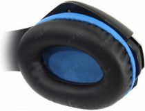 Наушники с микрофоном SVEN AP-G887MV Black-Blue (с регулятором громкости, шнур 2.2м)