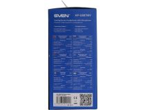 Наушники с микрофоном SVEN AP-G887MV Black-Blue (с регулятором громкости, шнур 2.2м)