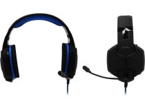 Наушники с микрофоном SVEN AP-U980MV Black-Blue (7.1,с регулятором громкости, шнур 2.2м, USB)