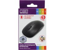 CBR Wireless Optical Mouse CM-410 Black  (RTL) USB 3but+Roll, беспроводная
