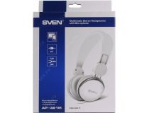 Наушники с микрофоном SVEN AP-321M  White (шнур 1.2м)