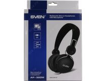 Наушники с микрофоном SVEN AP-320M  Black (шнур 1.2м)
