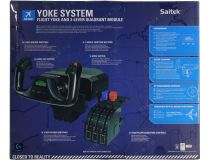 Штурвал Logitech Pro Flight Yoke System(14 кн., 8 поз.перекл.,РУД, USB) 945-000004 