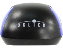 OKLICK Wireless Optical Mouse 605SW  Black&Blue  (RTL)USB 3btn+Roll 384109 