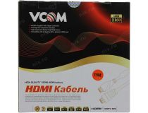 VCOM CG525D-R-15м Кабель HDMI to HDMI (19M -19M) 15м 2 фильтра ver2.0
