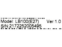 TP-LINK LB100 Smart Wi-Fi LED Bulb (E27, 600 люмен, 7W, 2700K, 220-240В)