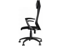 Бюрократ KB-8/Black Кресло руководителя (спинка чёрная сетка, сиденье чёрная ткань)