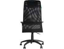 Бюрократ KB-8/Black Кресло руководителя (спинка чёрная сетка, сиденье чёрная ткань)