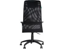 Бюрократ KB-8/Black Кресло руководителя (спинка чёрная сетка, сиденье чёрная ткань)