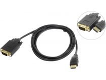 VCOM CG596-1.8м Кабель-адаптер HDMI-- VGA (15M) 1.8м