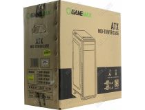Miditower GameMax G561 (Blue LED) Black ATX без БП, с окном