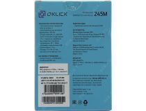 OKLICK Optical Mouse 245M  White (RTL) USB 3btn+Roll 471480 