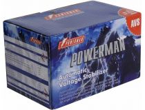 Стабилизатор Powerman AVS 500A (вх.160-260V, вых.220V±8%, 500VA, 1 розетка Euro)