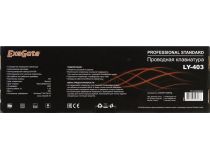 Клавиатура ExeGate LY-403 Black  USB 105КЛ 264080 