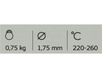 Cactus CS-3D-ABS-750-NATURAL Пластик ABS прозрачный, катушка, 1.75мм, 750гр