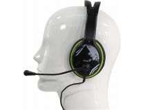 Наушники с микрофоном Genius HS-400A (шнур 1.8м, с регулятором громкости) (31710169100)