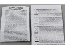 Наушники с микрофоном KOSS GMR-540-ISO (шнур 1.2/2.4м)