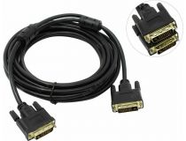 Exegate EX191096RUS Кабель DVI-D to DVI-D Dual Link (25M -25M) 5м 2 фильтра