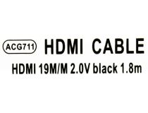 AOpen ACG711-1.8м Кабель HDMI to HDMI (19M -19M) 1.8м ver2.0