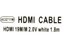 AOpen ACG711W-1.8м Кабель HDMI to HDMI (19M -19M) 1.8м ver2.0