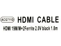 AOpen ACG711D-1.8м Кабель HDMI to HDMI (19M -19M) 1.8м 2 фильтра ver2.0